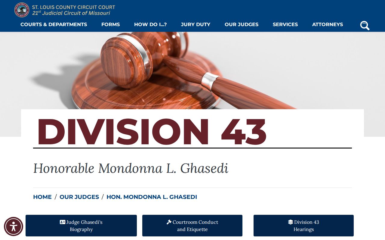 St. Louis County court date Division 43 hearing instructions