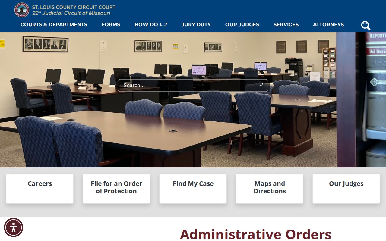 St. Louis County court docket information from St. Louis County Courts