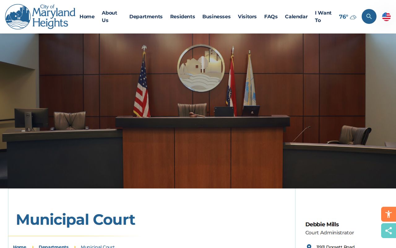 Maryland Heights court docket Municipal Court information
